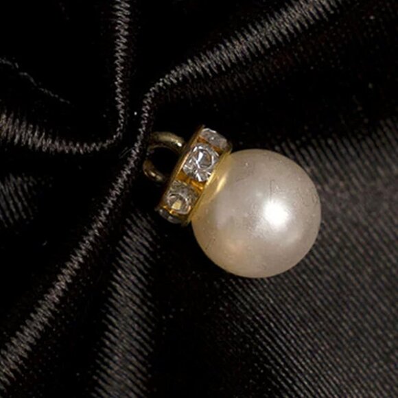 Women's Black Velvet Short Gloves Flapper Wedding Dinner Party Proms - Picture 6 of 6